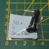 Lot de 2 vis 30x3mm semi-filetées – Image 2