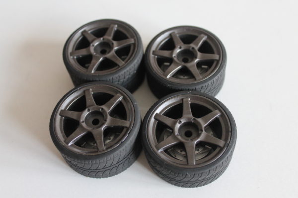 Roues "6 bâtons Fast & Furious" Nikko 1/14 Evo Pro-Line