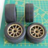 Roues "10 bâtons doré" pour Nikko Evolution 1/14 (Subaru Impreza) – Image 4