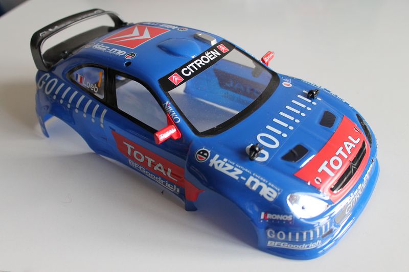 Carrosserie Citroën Xsara WRC (bleue, version 2) pour Nikko Evolution 1