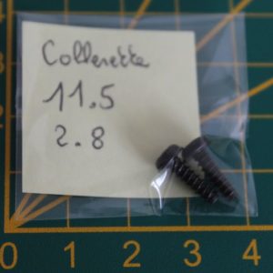 Lot de 2 vis 11.5x2.8mm à collerette 8