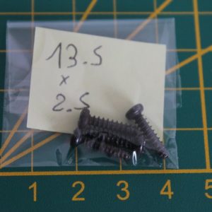 Lot de 4 vis 13.5x2.5mm