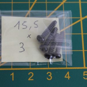 Lot de 4 vis 15.5x3mm