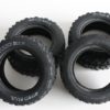 4 pneus pour Nikko Truck 1/10 B (Brute, Monster, Wrangler, F150...) – Image 2