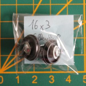 Lot de 2 têtes d'amortisseurs avant pour Nikko Truck 1/10 B (Brute, Monster, Wrangler, F150...)