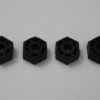 Lot de 4 hexagones de roues pour Nikko Super Evolution 1/10 2 ou 4 roues motrices – Image 2