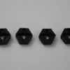 Lot de 4 hexagones de roues pour Nikko Super Evolution 1/10 2 ou 4 roues motrices – Image 3