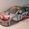 Carrosserie Peugeot 206 WRC pour Nikko Super Evolution 1/10 2 roues motrices + supports et clips – Image 2