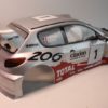 Carrosserie Peugeot 206 WRC pour Nikko Super Evolution 1/10 2 roues motrices + supports et clips – Image 3