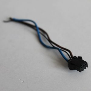 Connecteur de moteur mâle à 3 broches (coté châssis)