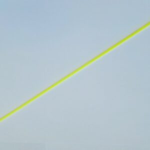 Tube pour fil d'antenne - 30cm jaune transparent
