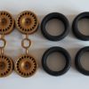 Roues "Tamiya Subaru Impreza" avec pneus "Radiaux" pour Nikko Super Evolution 1/10 2 ou 4 roues motrices – Image 2