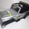 Carrosserie Jeep Wrangler Rubicon grise pour châssis Nikko Truck 1/10 B (+Lights Buckets) – Image 2