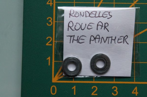Rondelles de roues arrière pour Nikko The Panther 1/16 Evo Pro-Line