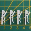Lot de 4 maxi-clips de carrosserie blancs – Image 3