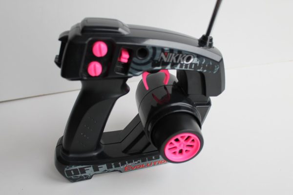 Télécommande 27 MHz droitier/gaucher pour Nikko The Panther 1/16 Evo Pro-Line, Nikko Evolution, Dictator et autres