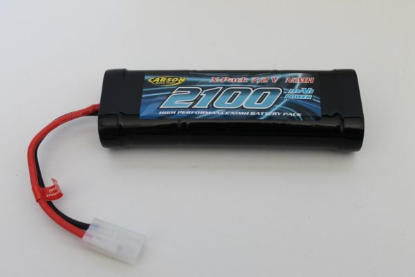 Batterie 7,2 Volts Ni-Mh 2100mAh avec prise Tamiya (bleue)