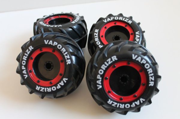 Roues "rouge" pour Nikko VaporizR, Nikko VaporizR 2 et Nikko N-Blaster