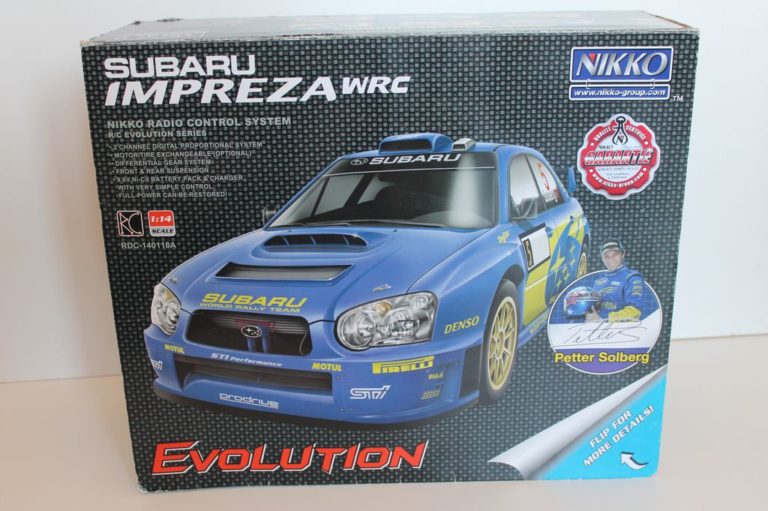 Voiture Radiocommandée Nikko Subaru Impreza WRC – 1/10, Super Evolution, En Boîte