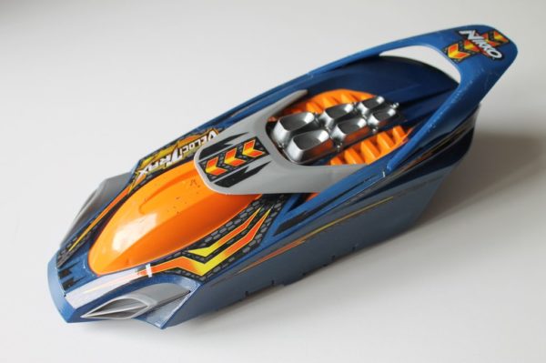 Carrosserie bleue pour Nikko Velocitrax