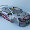 Carrosserie Peugeot 206 WRC pour Nikko Super Evolution 1/10 – Image 2
