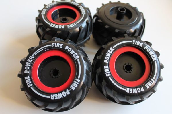 Roues "Fire Power" pour Nikko VaporizR, Nikko VaporizR 2 et Nikko N-Blaster
