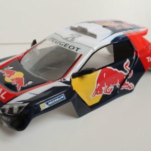 Carrosserie Peugeot 2008 DKR pour Nikko 1/14 Elite Truck