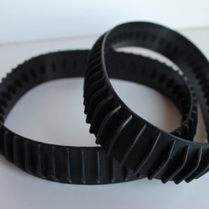 Chenilles noires pour Nikko Velocitrax