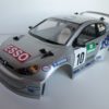 Carrosserie Peugeot 206 WRC (grise) pour Nikko Evolution 1/14 + supports et clips – Image 2
