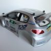 Carrosserie Peugeot 206 WRC (grise) pour Nikko Evolution 1/14 + supports et clips – Image 3