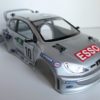 Carrosserie Peugeot 206 WRC (grise) pour Nikko Evolution 1/14 + supports et clips – Image 5