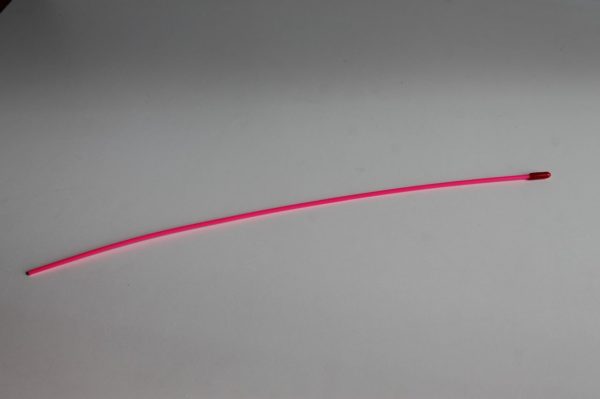 Tube pour fil d'antenne - 38cm rose