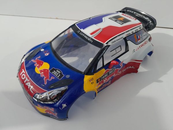 Carrosserie Citroën DS3 WRC pour Nikko Evo Pro-Line 1/14 (sans supports)