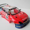 Carrosserie Citroën Xsara WRC (bleue, version 2) pour Nikko Evolution 1/14 + supports et clips – Image 7