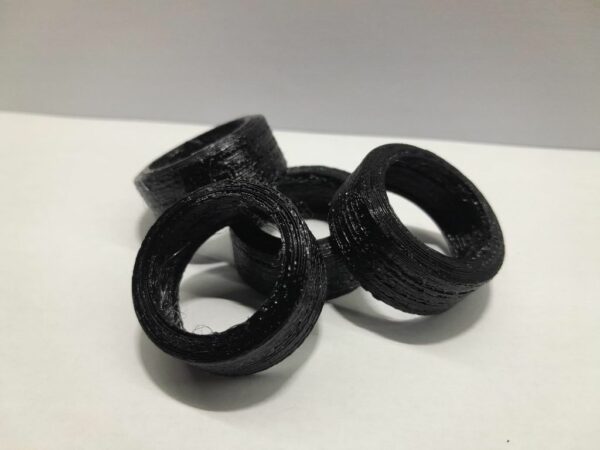 Pneus en TPU pour voitures vintage Nikko 1/24 (1980-1990)
