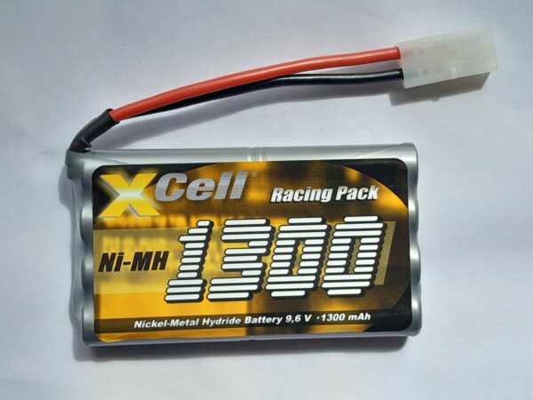 Batterie 9,6 V Ni-Mh 1300mAh à prise Tamiya pour véhicules Nikko