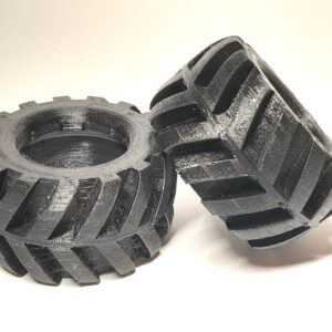 Pneus 80/42 WH42 à chevrons (x2)